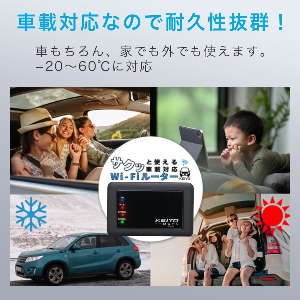 サクッと使える車載対応Wi-FiルーターAN-S117 | 株式会社慶洋 