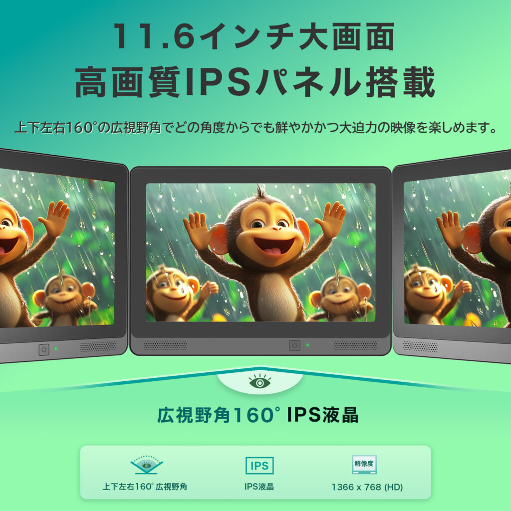 APPスマートリアモニター11.6インチ AN-M033 | 株式会社慶洋 