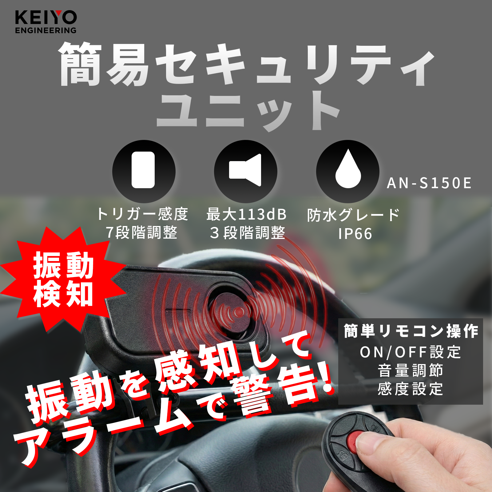 簡易セキュリティユニット AN-S150H | 株式会社慶洋エンジニアリング 