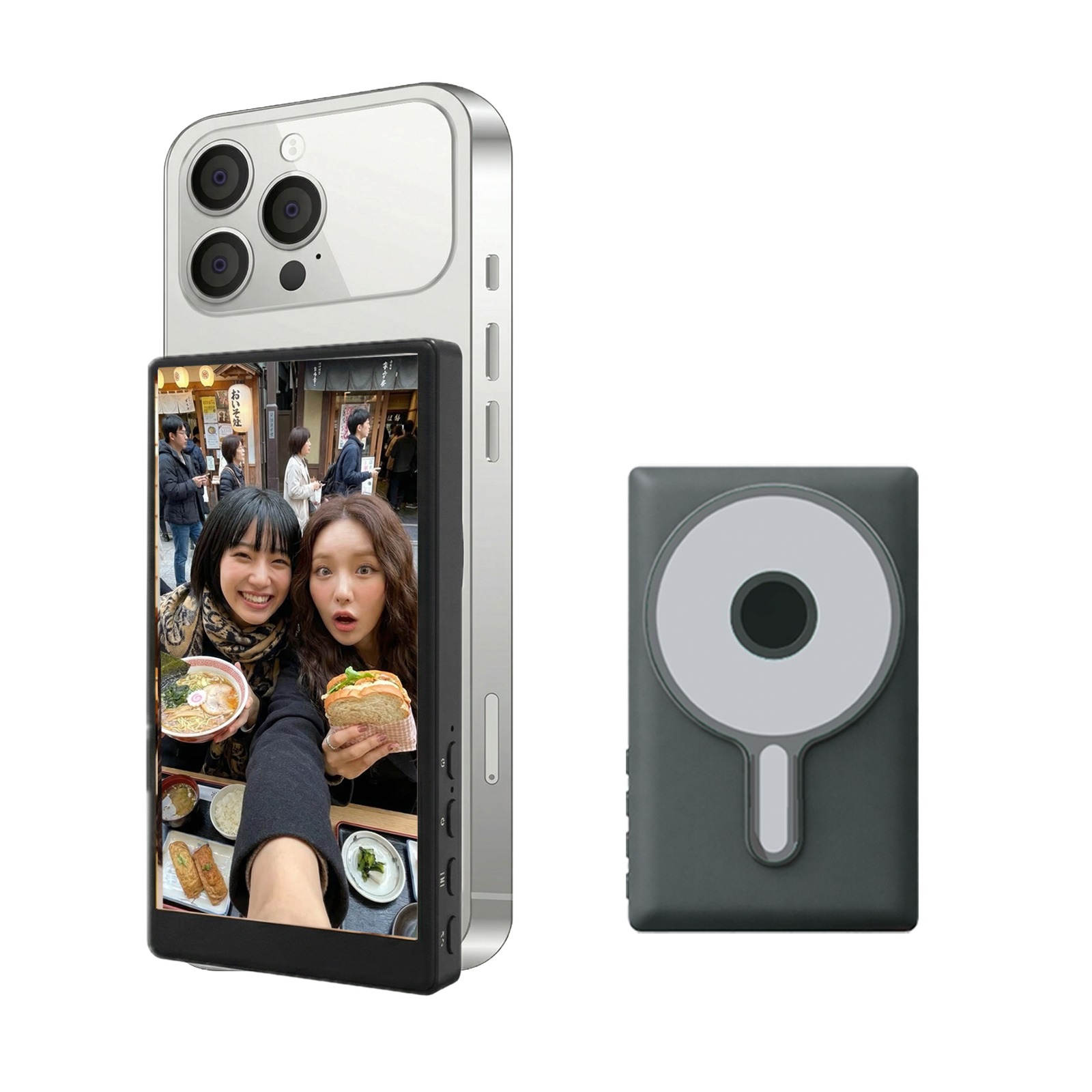 自撮りモニター”Camee Neo”(キャミーネオ)】スマホの外カメラを”自撮り 