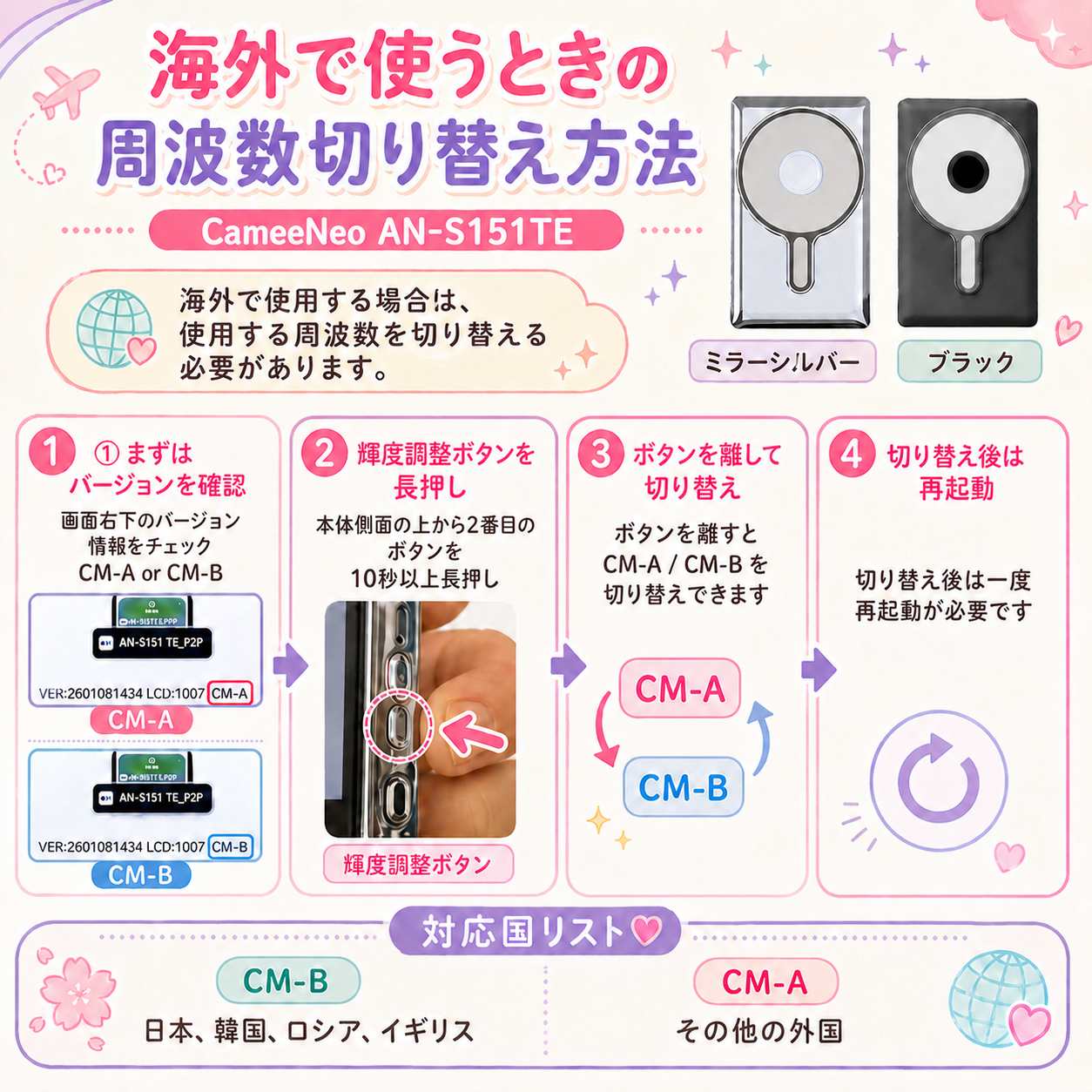 自撮りモニター”Camee Neo”(キャミーネオ)】スマホの外カメラを”自撮り